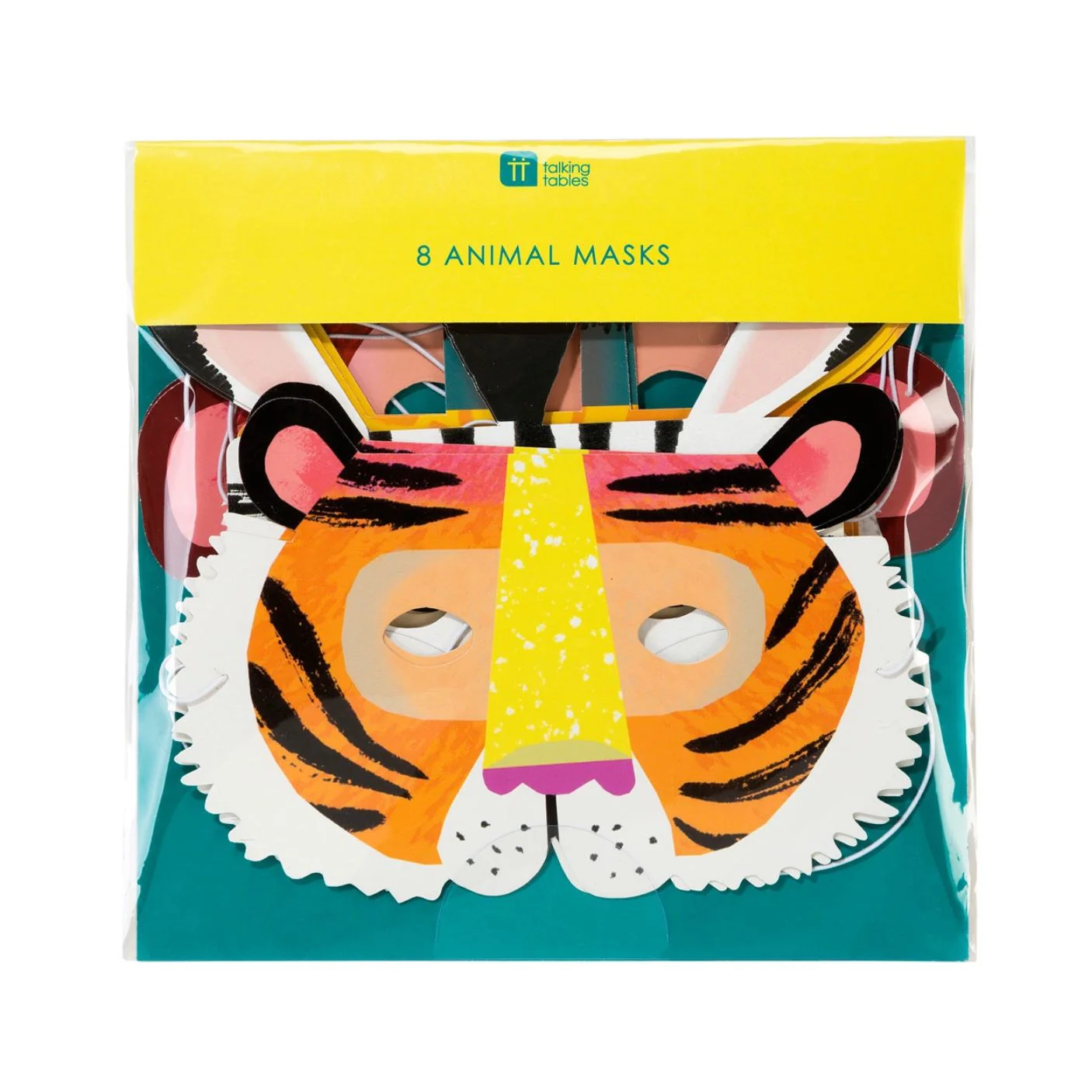 Animal Paper Masks - Set of 8 by Talking Tables