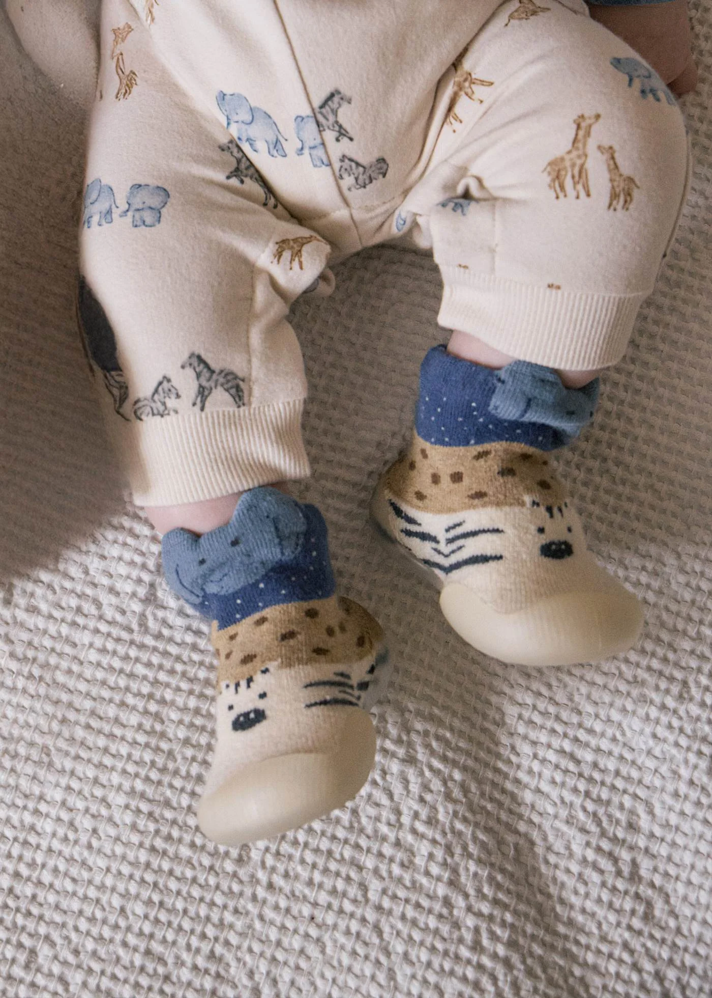 Animal Socks with Flexible Non-Slip Soles - Arctic Blue by Mayoral - Image 2
