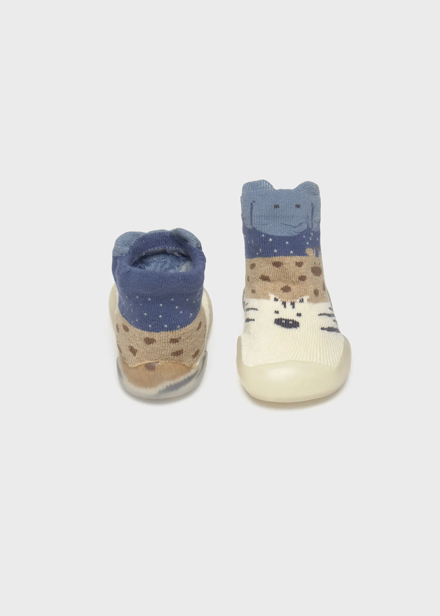 Animal Socks with Flexible Non-Slip Soles - Arctic Blue by Mayoral - Image 3