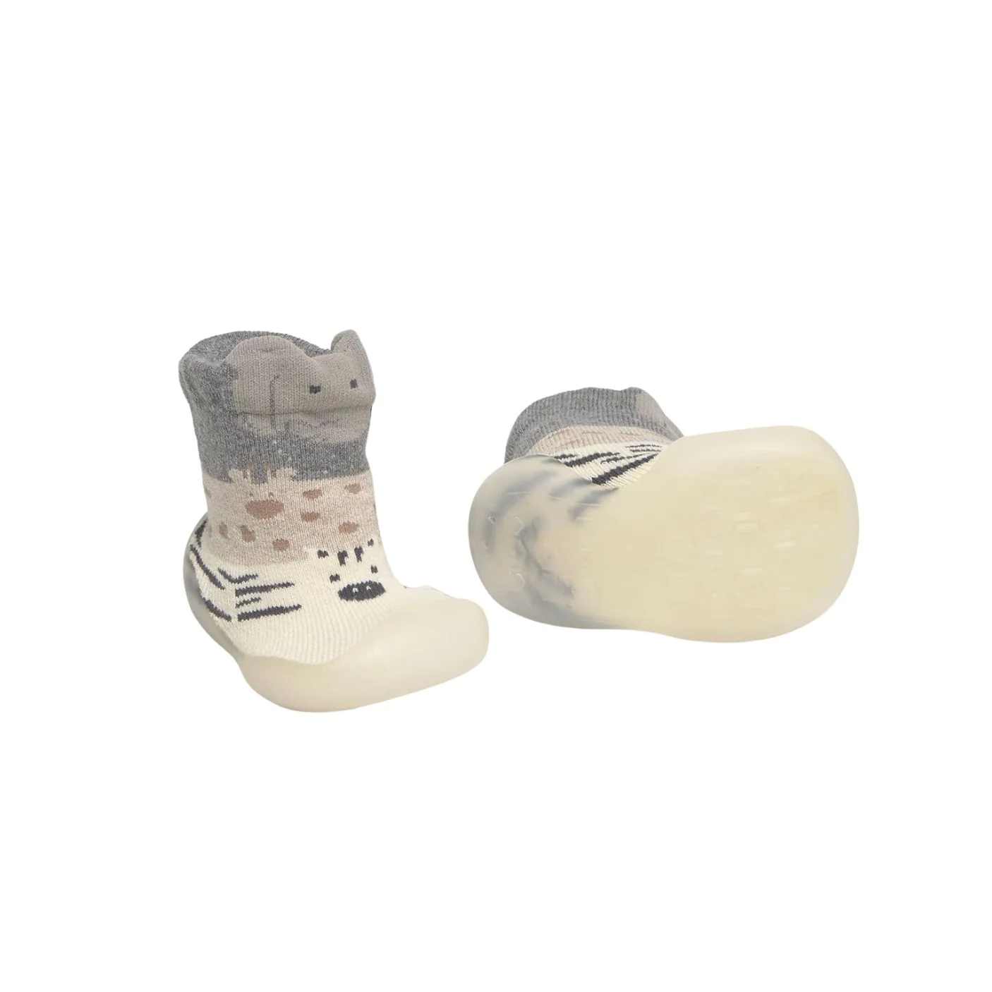 Animal Socks with Flexible Non-Slip Soles - Neutrals by Mayoral