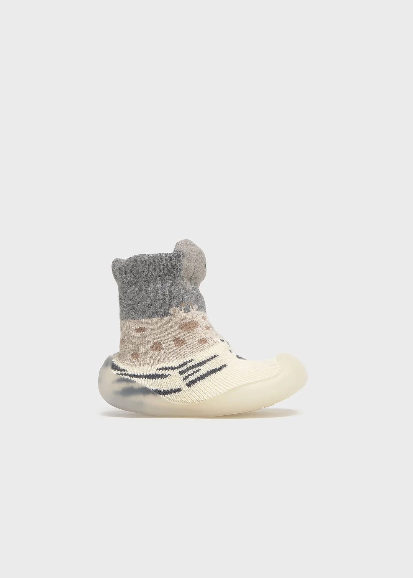 Animal Socks with Flexible Non-Slip Soles - Neutrals by Mayoral - Image 2