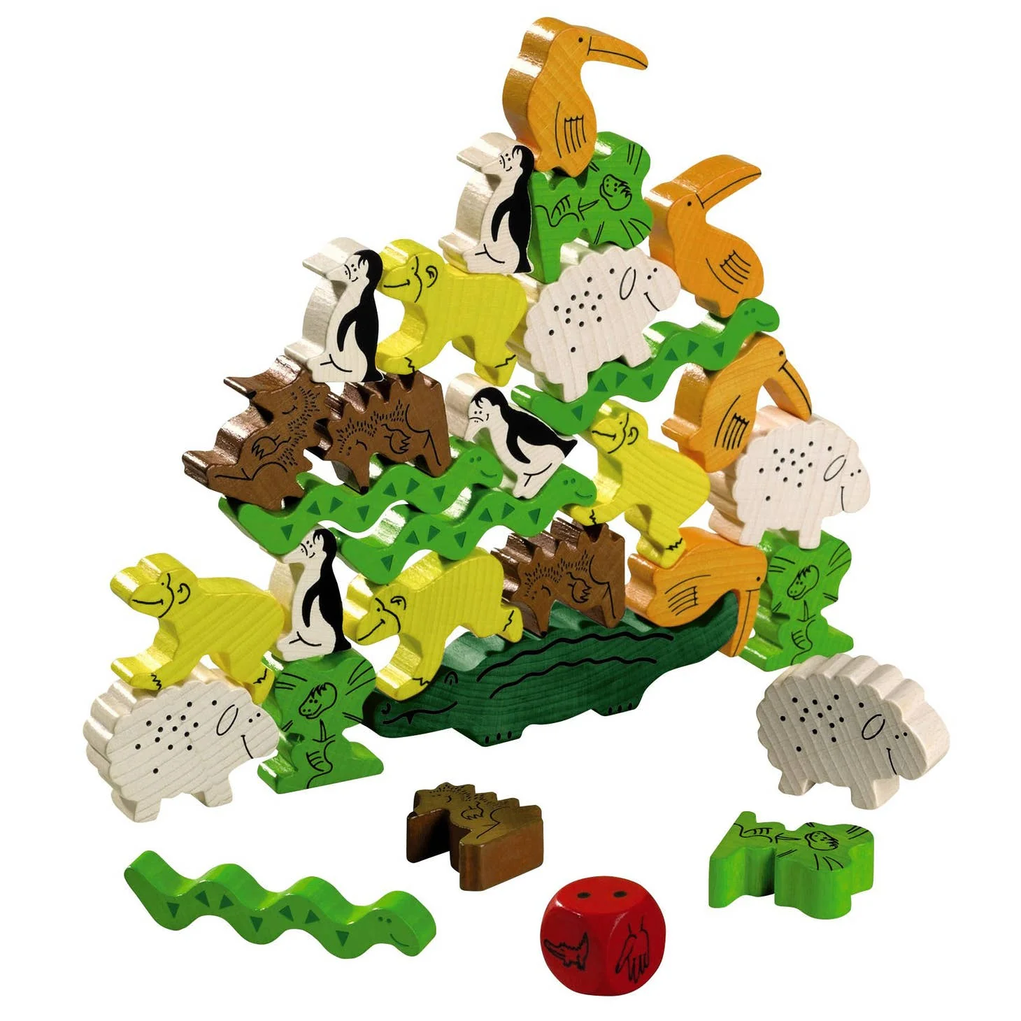 Animal Upon Animal Stacking Game by Haba - Image 3