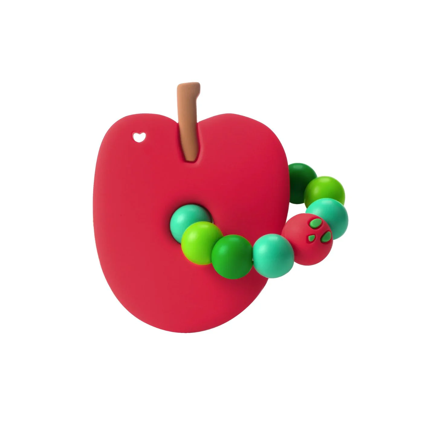 Apple and Sun Teether Set - The Very Hungry Caterpillar by Loulou Lollipop - Image 2