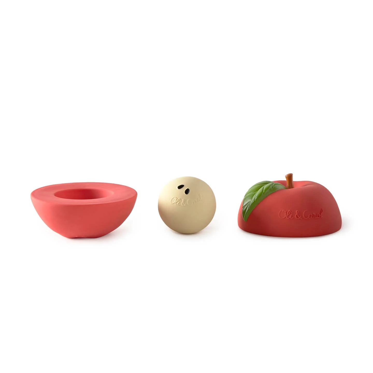 Apple Stacking Toy & Rattle Ball by Oli & Carol - Image 3