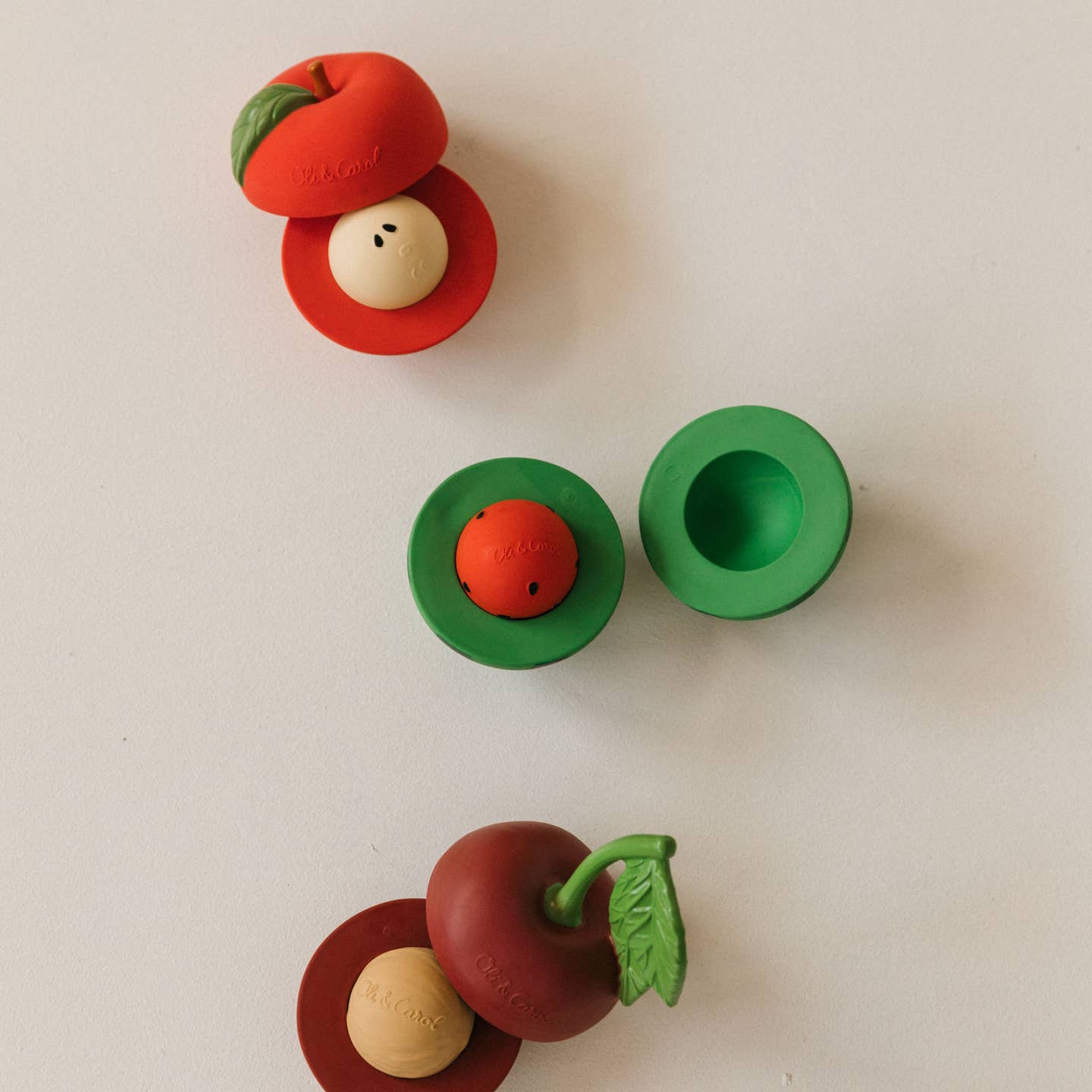 Apple Stacking Toy & Rattle Ball by Oli & Carol - Image 6
