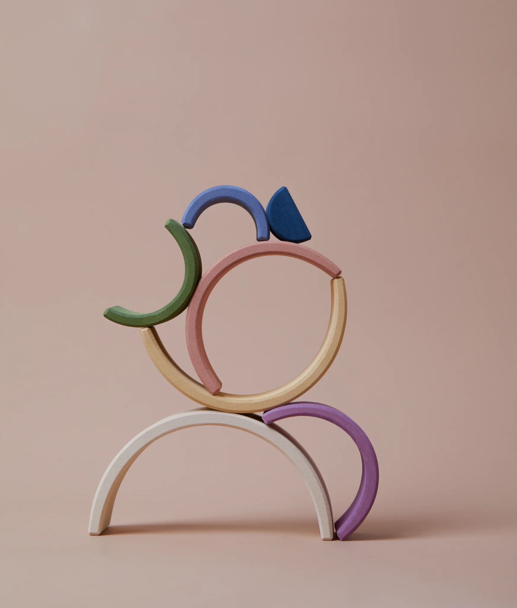 Arch Stacker - White Outside, Colorful Inside by Raduga Grez - Image 2