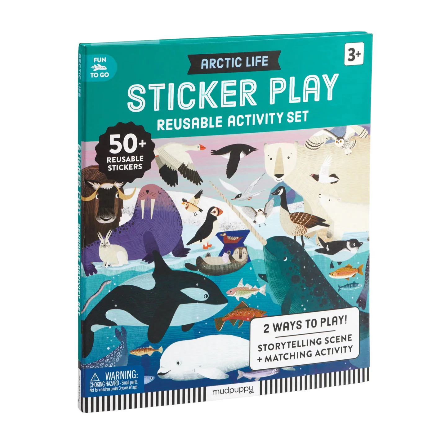 Arctic Life Sticker Play Reusable Activity Set by Mudpuppy