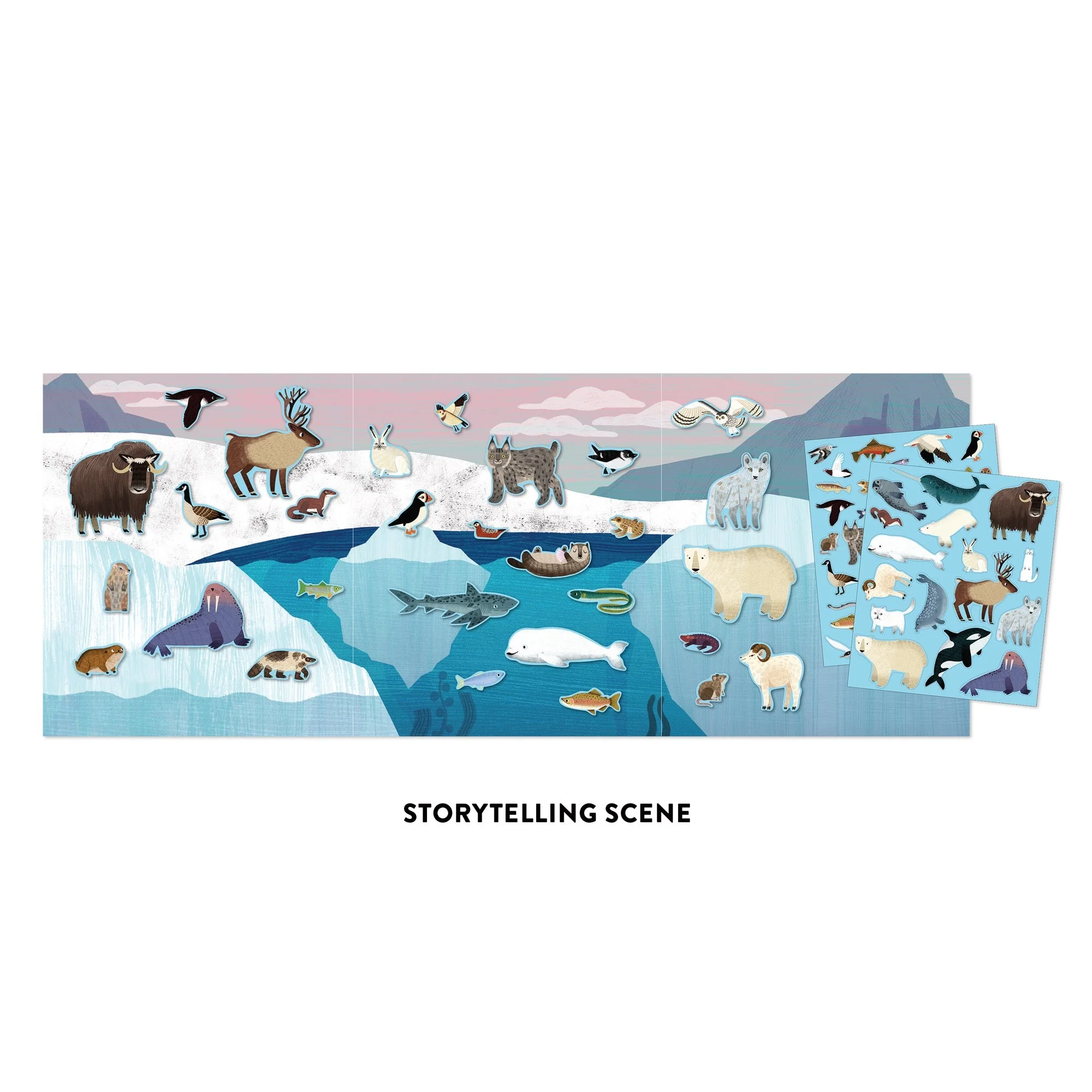 Arctic Life Sticker Play Reusable Activity Set by Mudpuppy - Image 7
