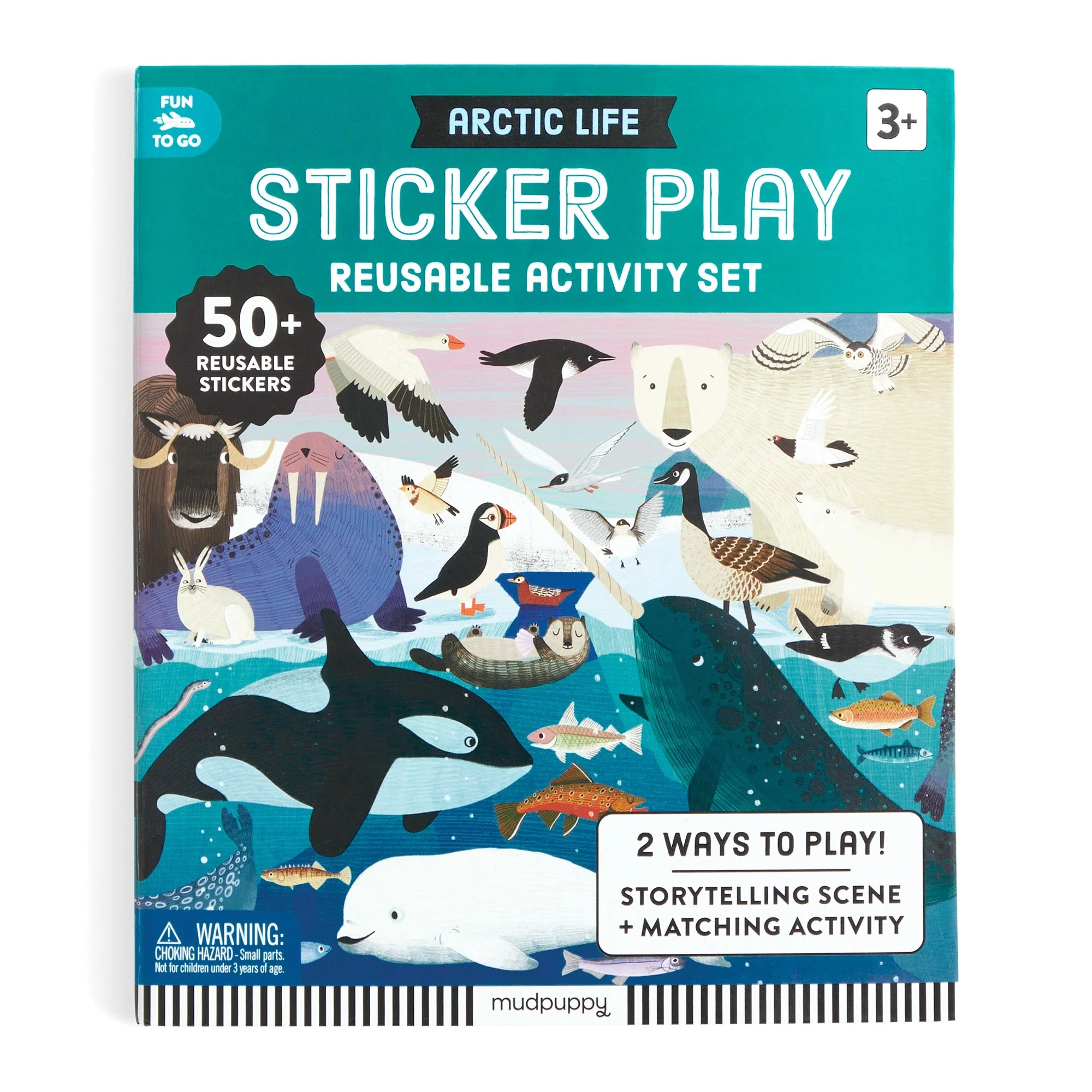 Arctic Life Sticker Play Reusable Activity Set by Mudpuppy - Image 9