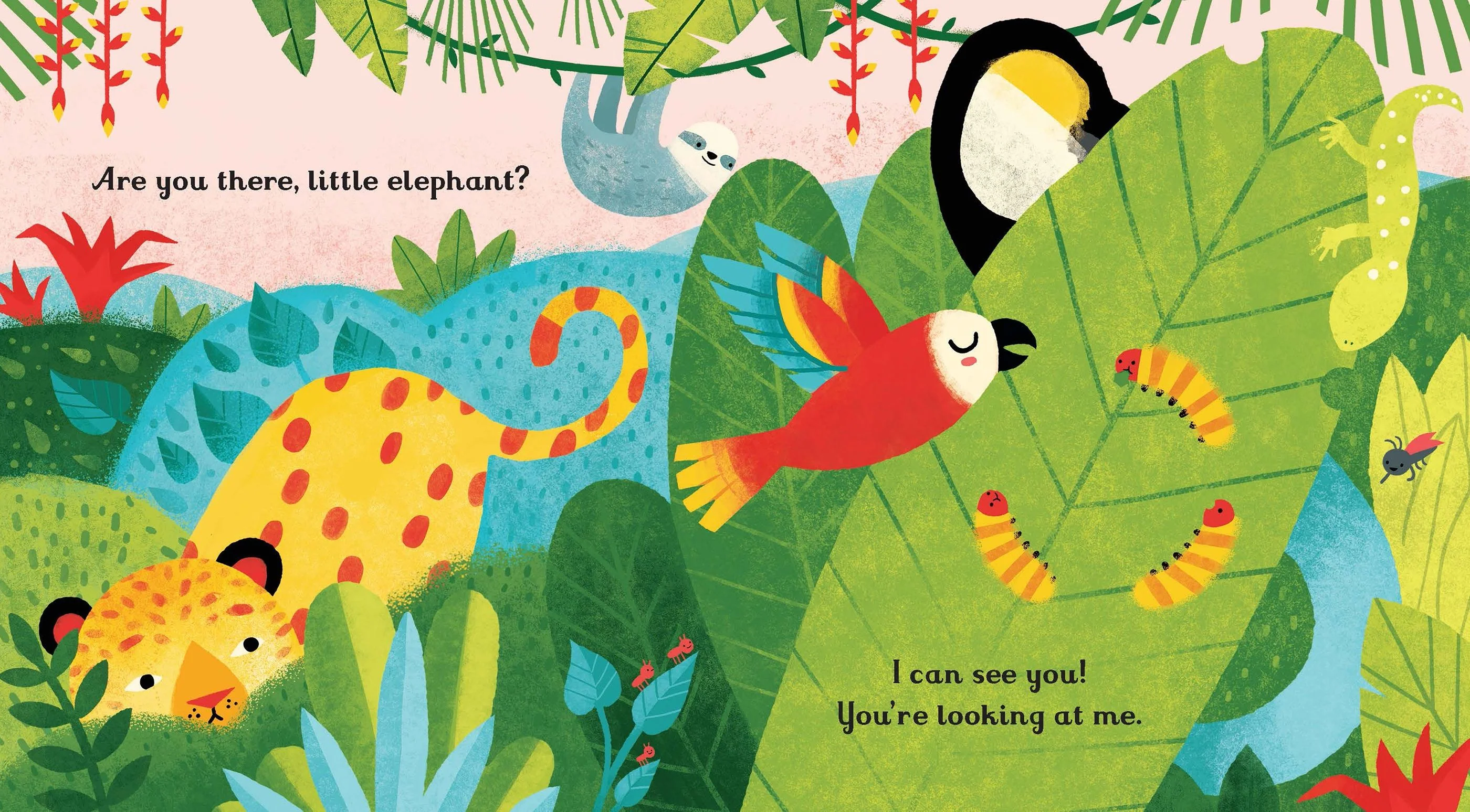Are You There Little Elephant? - Board Book by Usborne Books - Image 4