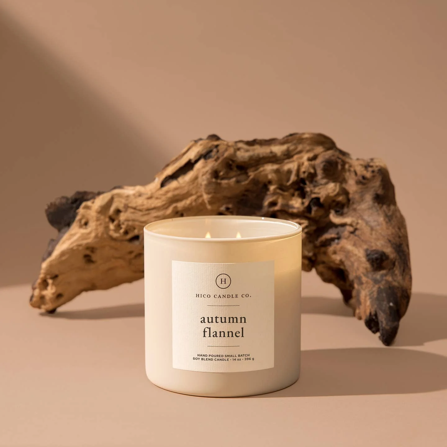Autumn Flannel 14oz Candle by Hico Candle Co. - Image 2