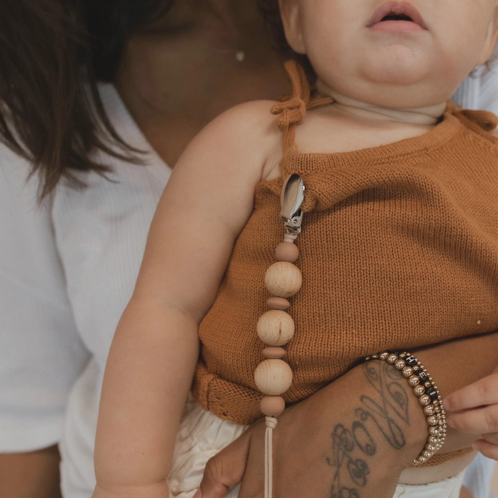 Avery Pacifier Clip by Pretty Please Teethers - Image 2