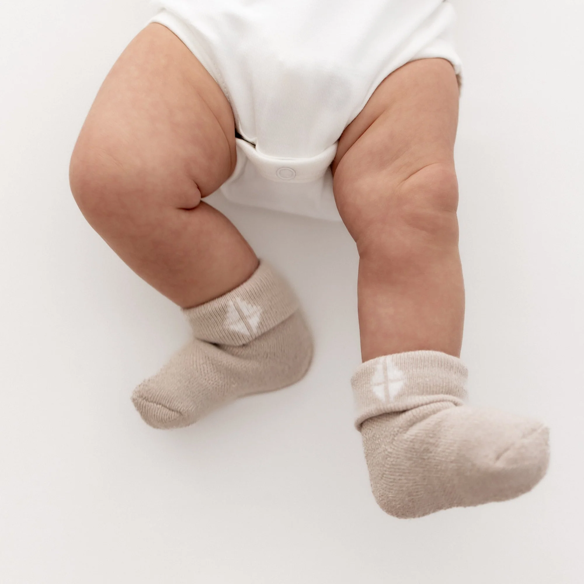 Baby 3-Pack Socks - Neutral by Kyte Baby - Image 3