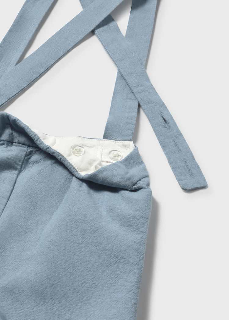 Baby 3 Piece Bermuda Linen Set - Jade by Mayoral - Image 7