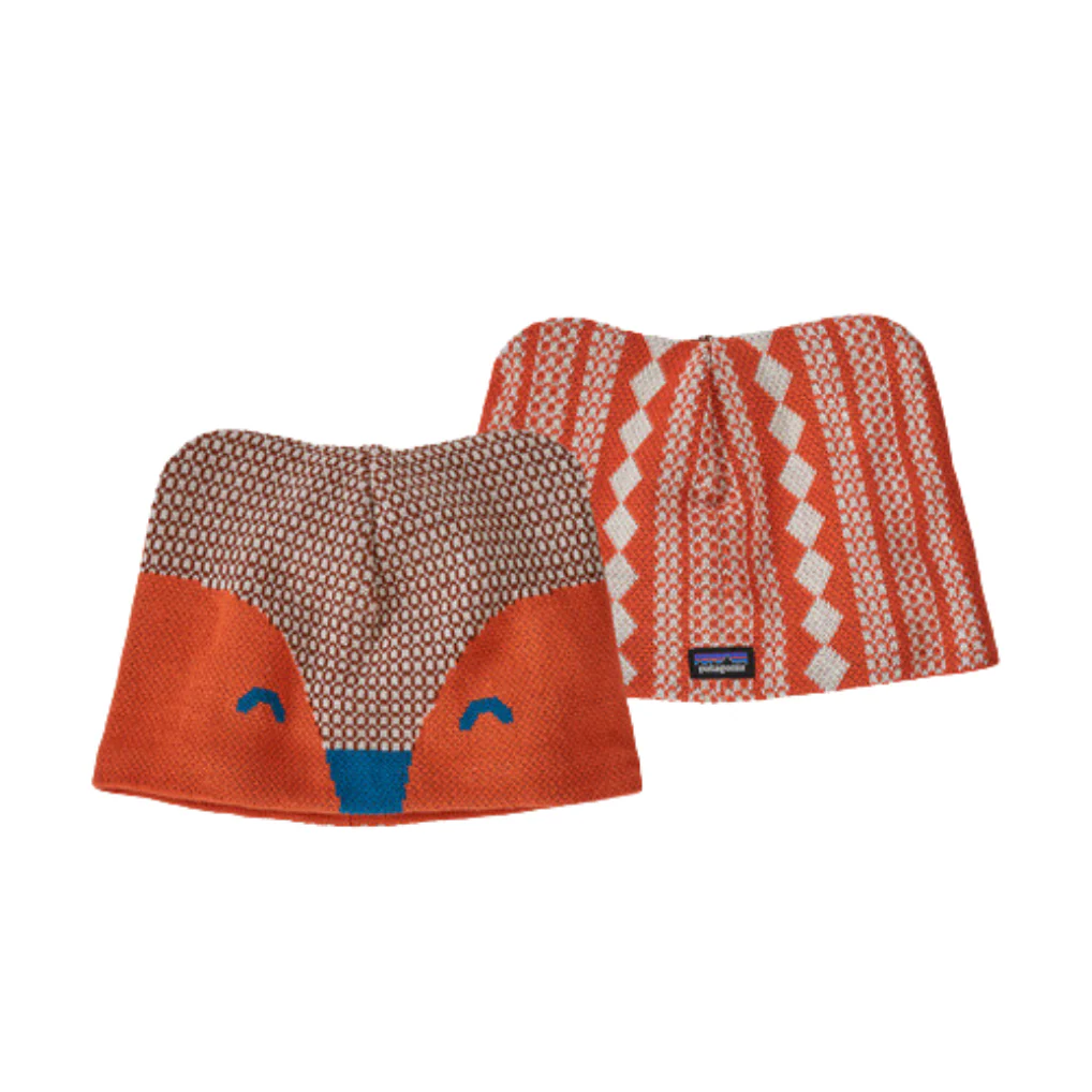Baby Animal Friends Beanie - Fox Henna Brown by Patagonia - FINAL SALE