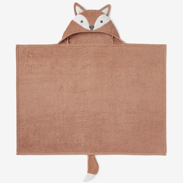 Baby Bath Wrap (0-24M) - Rust Fox by Elegant Baby - Image 4