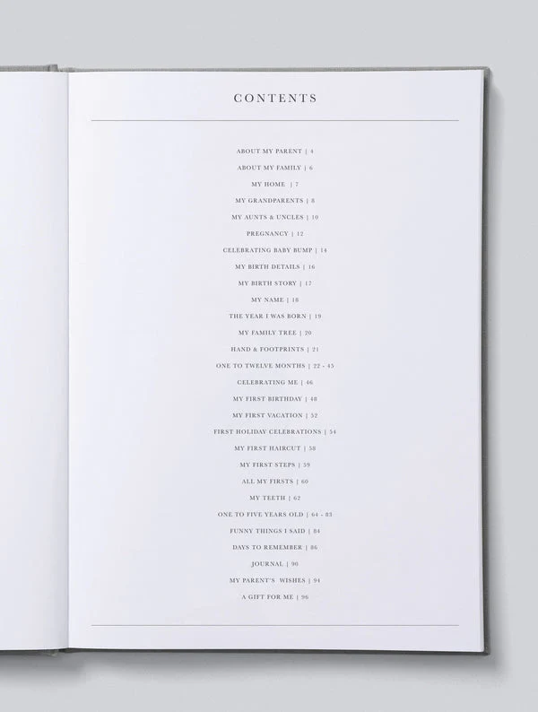Baby. Birth To Five Years. Journal - Oatmeal by Write to Me - Image 8