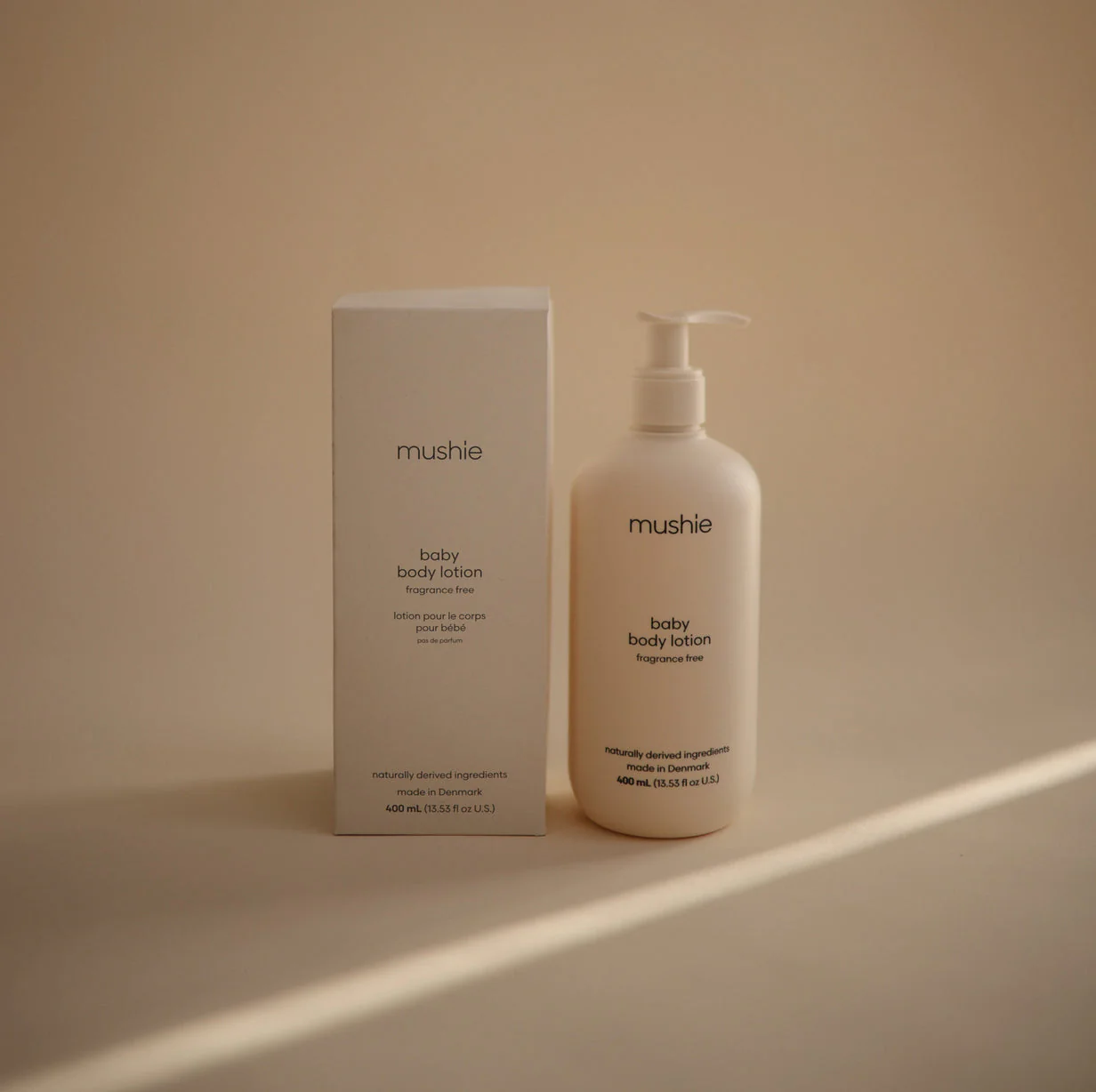 Baby Body Lotion - 400ml Fragrance Free by Mushie & Co - Image 2