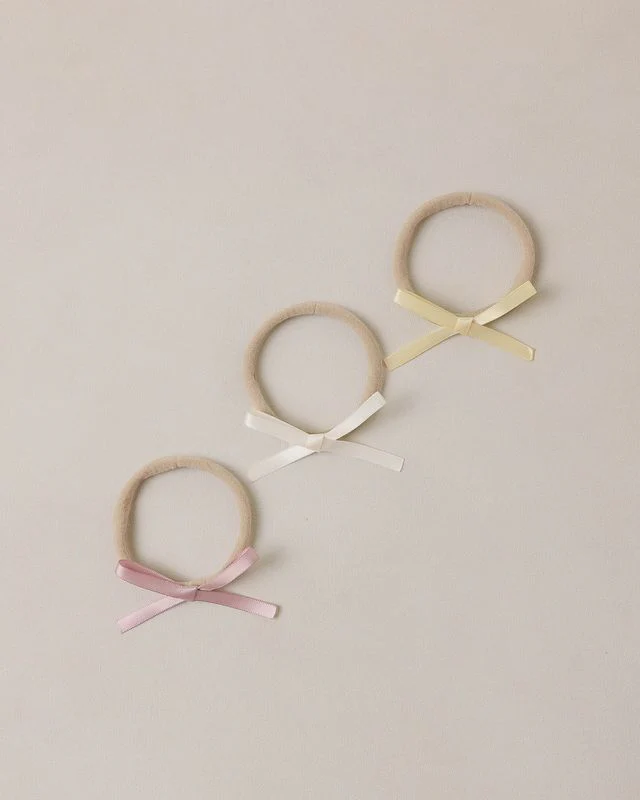 Baby Bow Headbands - Mist, Pearl, Ivory by Noralee - Image 14