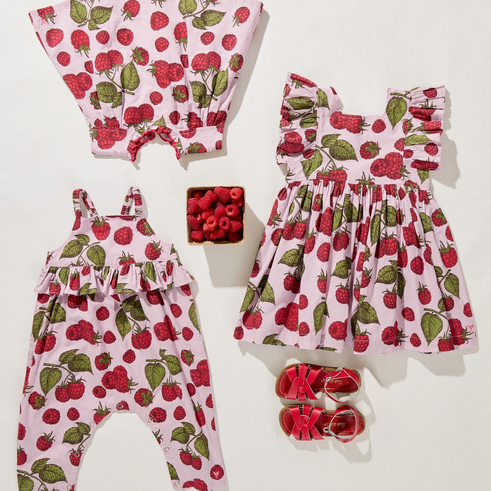 Baby Brianne Jumper - Lavender Raspberries by Pink Chicken - Image 4
