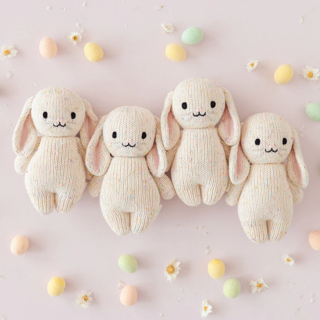 Baby Bunny - Confetti by Cuddle + Kind - Image 4