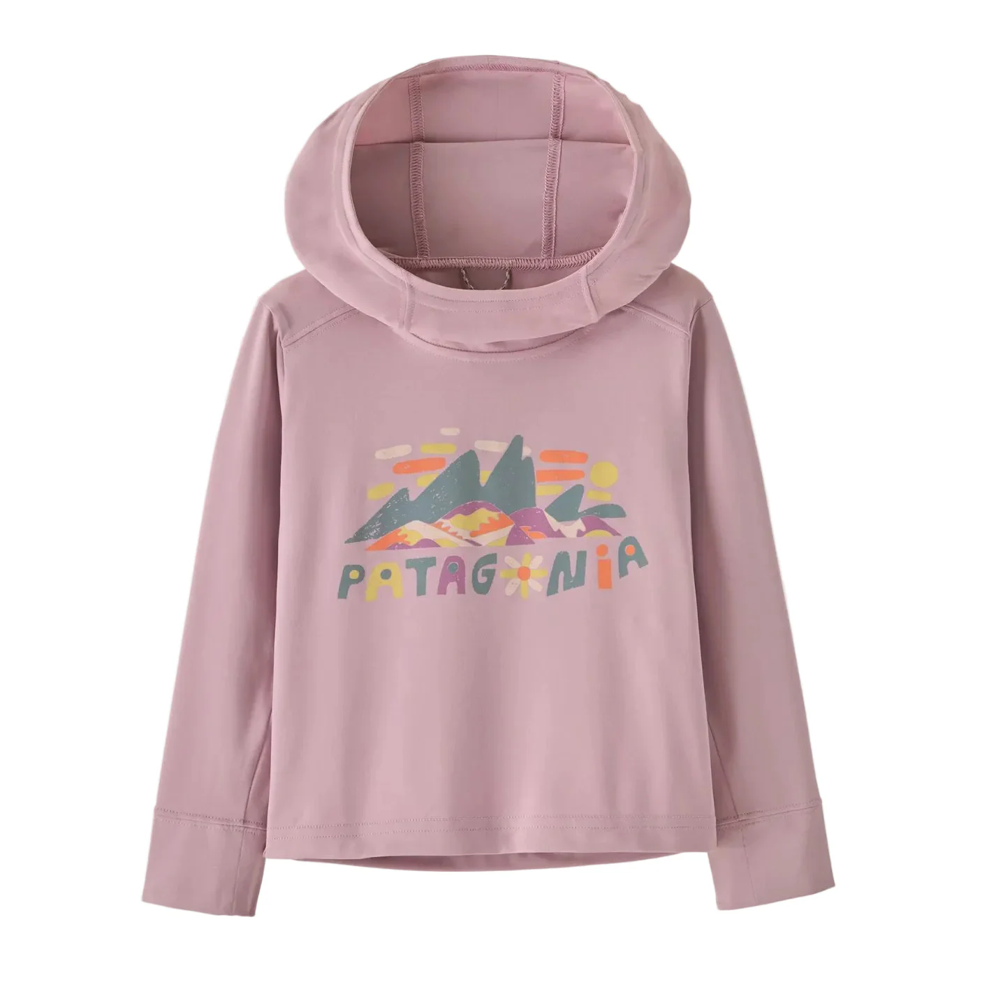 Baby Capilene Silkweight Hoody - Fitz Roy Superbloom: Quiet Violet by Patagonia