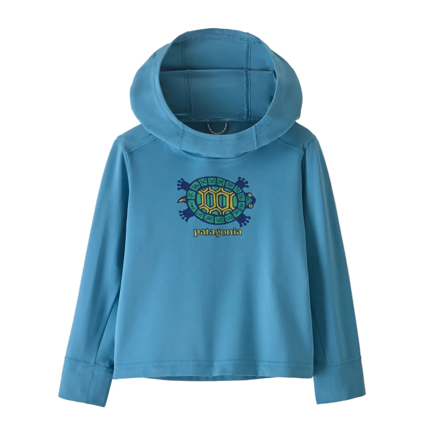 Baby Capilene Silkweight Hoody - Island Turtle: Shore Blue by Patagonia