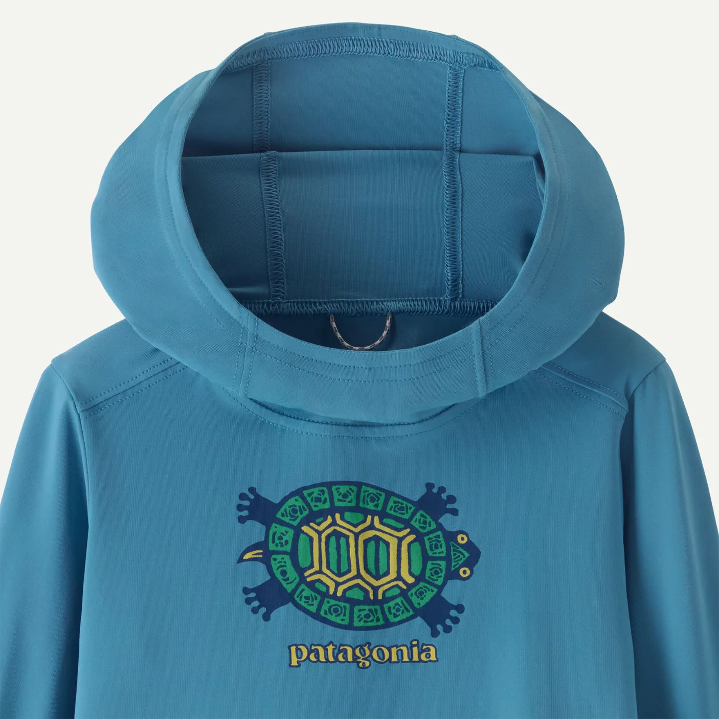 Baby Capilene Silkweight Hoody - Island Turtle: Shore Blue by Patagonia - Image 3