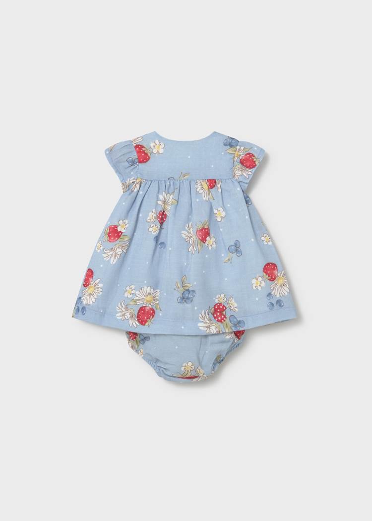 Baby Chiffon Dress with Bloomers - Lagoon by Mayoral - Image 3