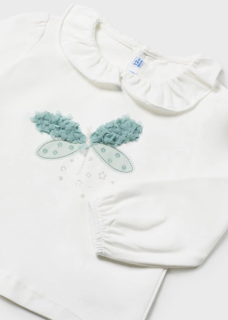 Baby Collared Dragonfly Shirt by Mayoral - FINAL SALE - Image 2