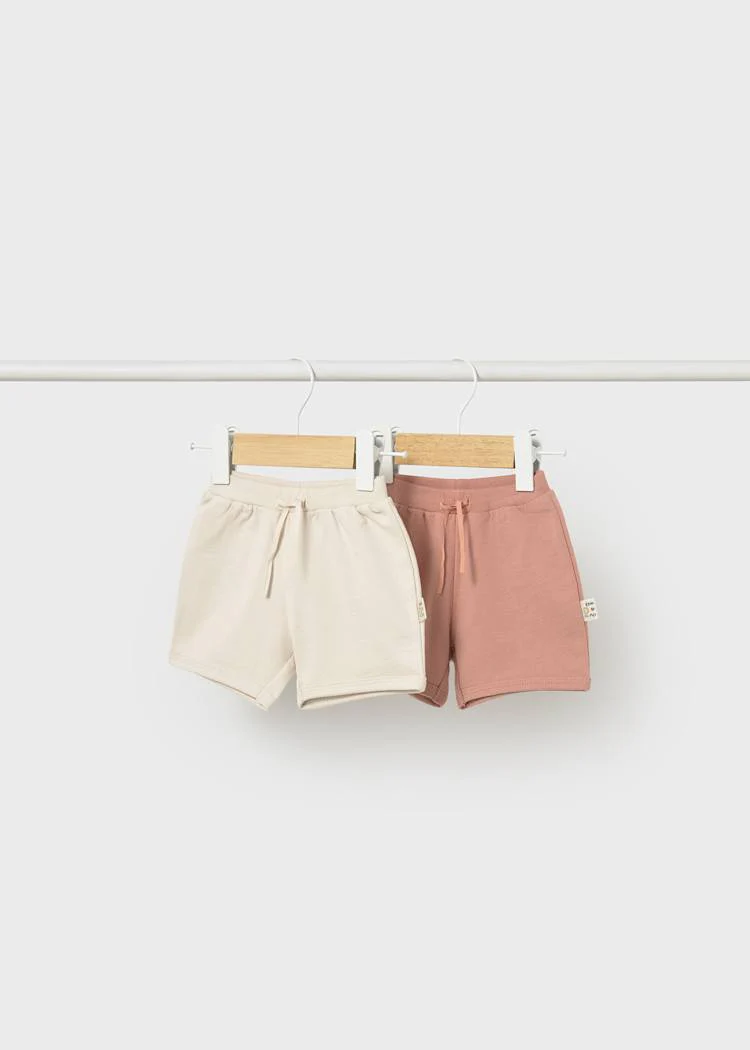 Baby Cotton Shorts - Clay by Mayoral - Image 2