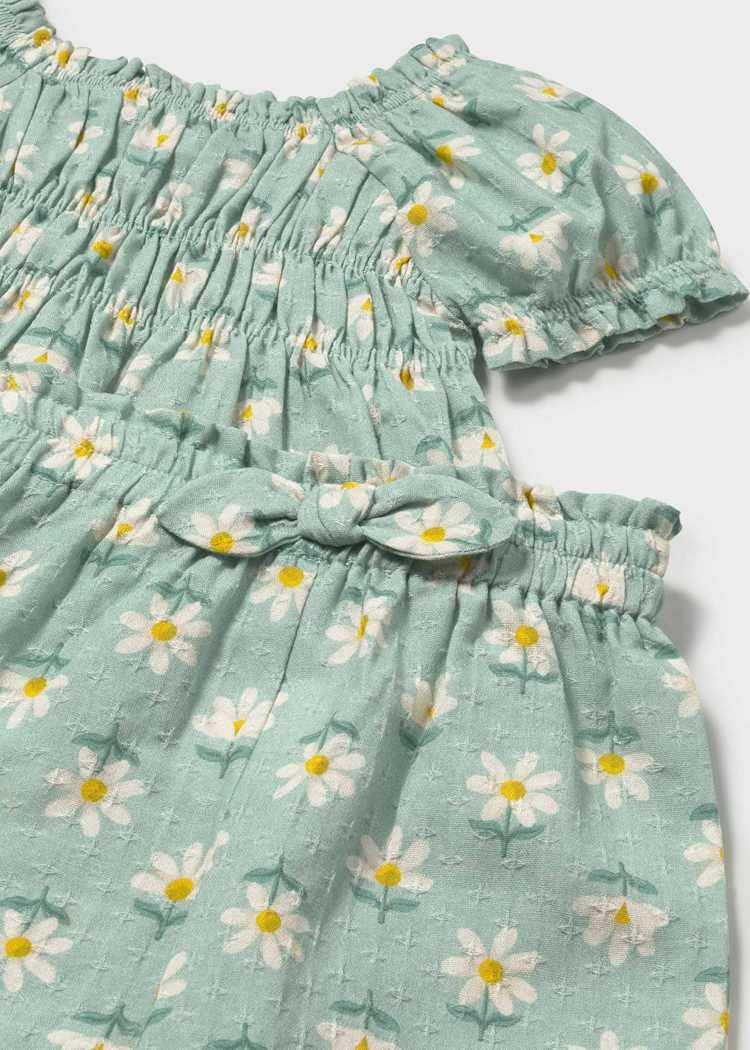 Baby Daisy Blouse and Pant Set - Lake by Mayoral - Image 3