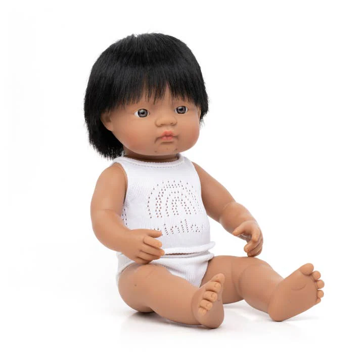 Baby Doll Hispanic Boy 15" by Miniland - Image 2