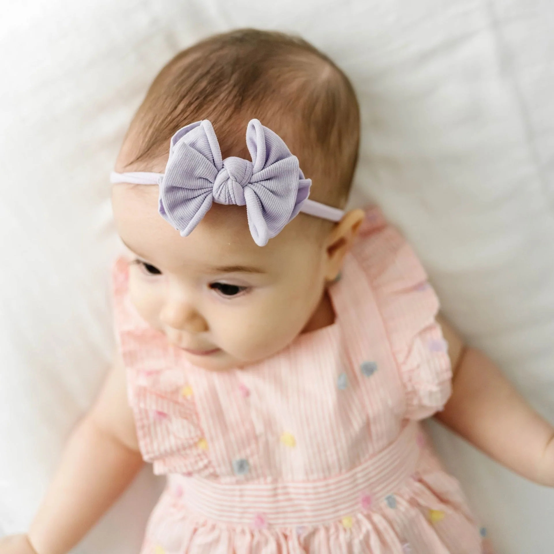 Baby Fab Skinny Headband - Light Orchid by Baby Bling - Image 4