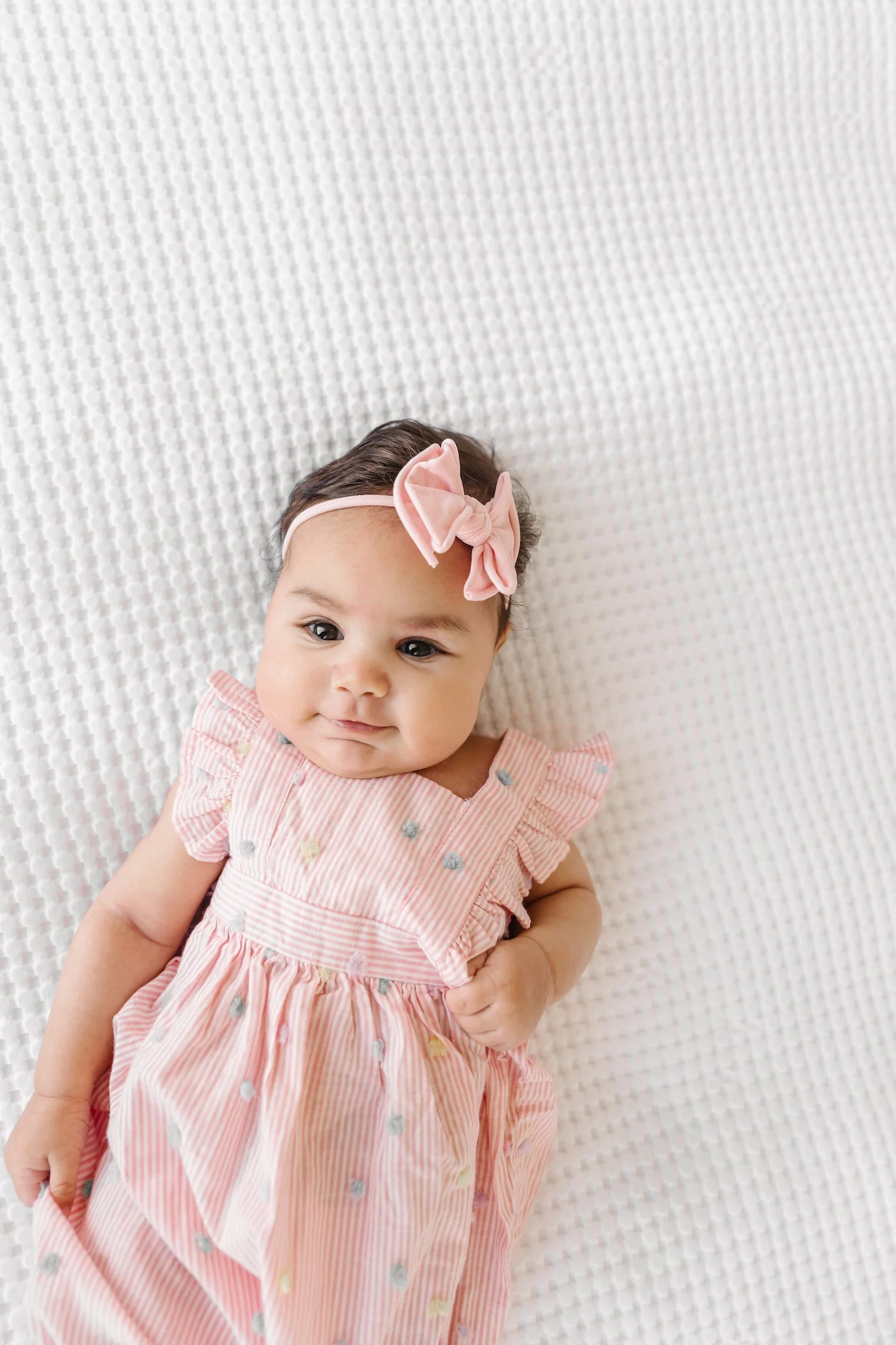 Baby Fab Skinny Headband - Rose Quartz by Baby Bling - Image 3