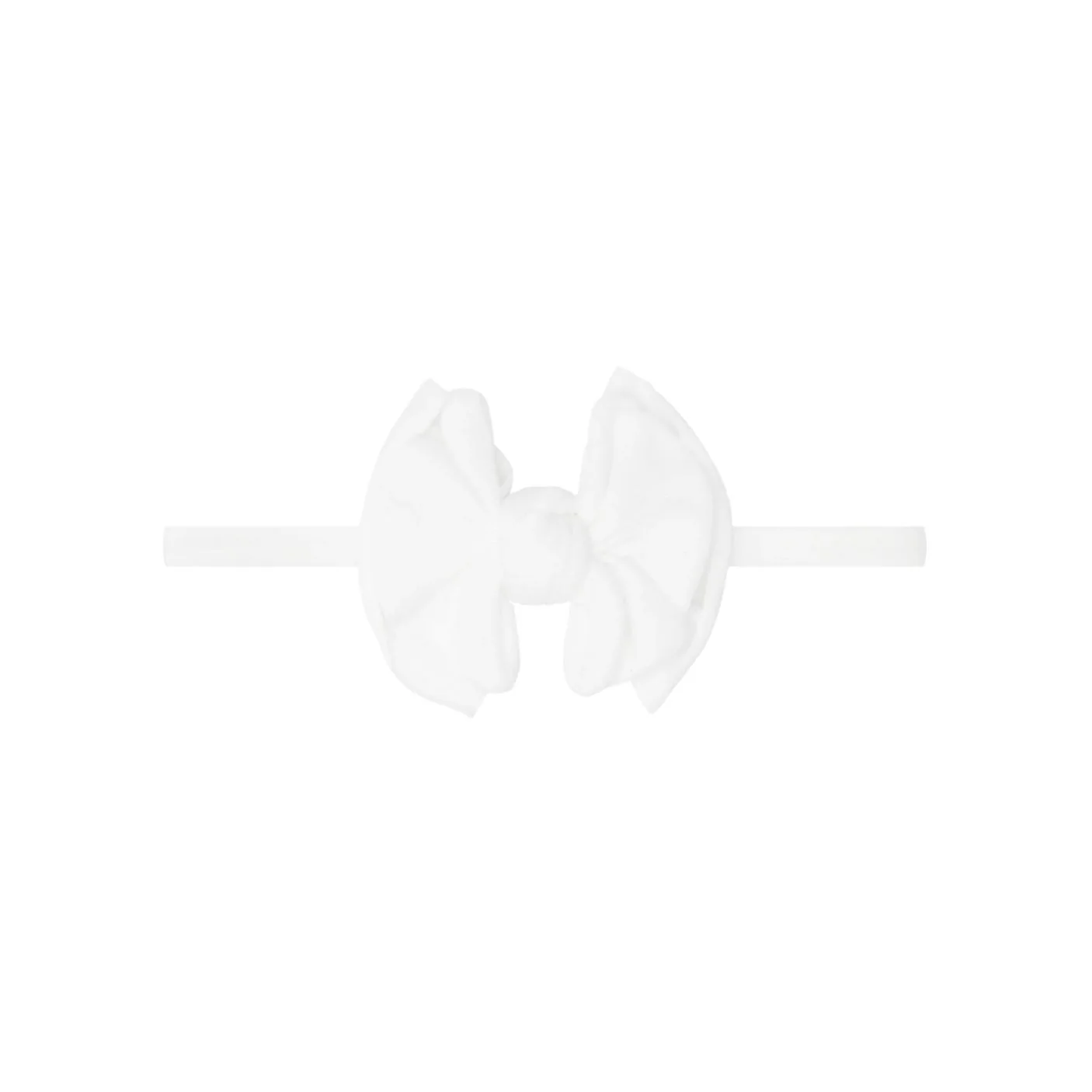 Baby Fab Skinny Headband - White by Baby Bling