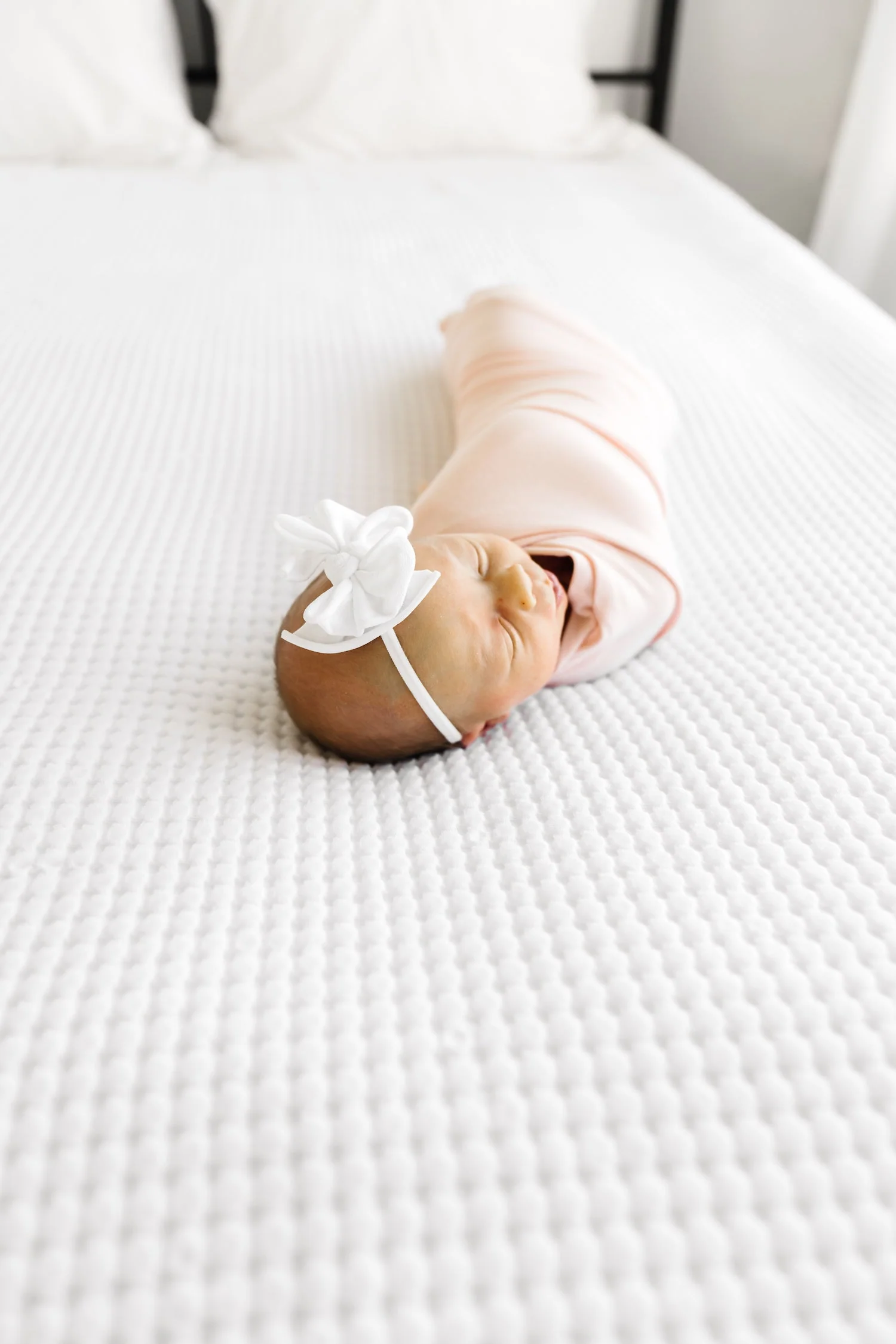 Baby Fab Skinny Headband - White by Baby Bling - Image 3