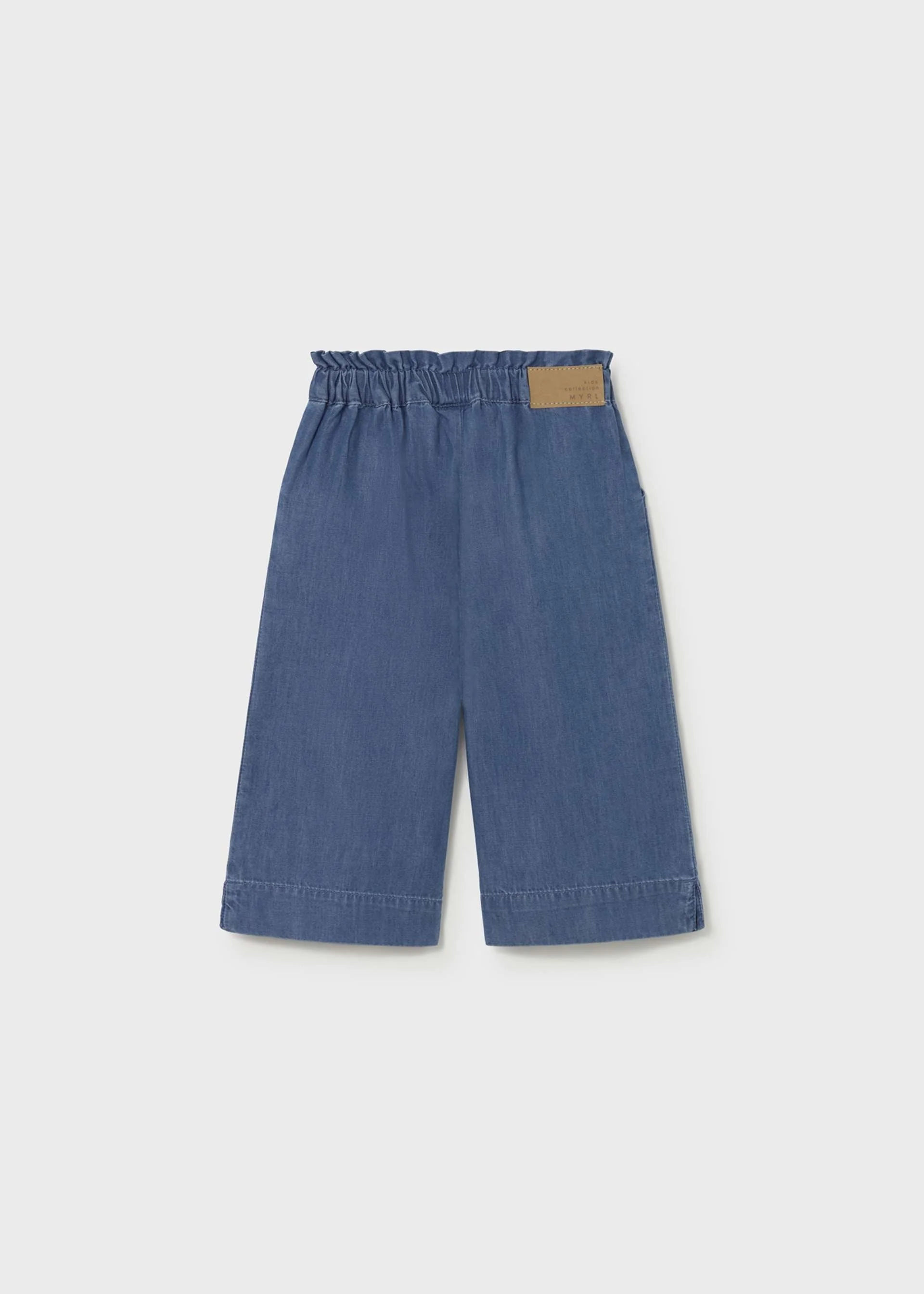 Baby Flowy Pants - Dark Denim by Mayoral - Image 3