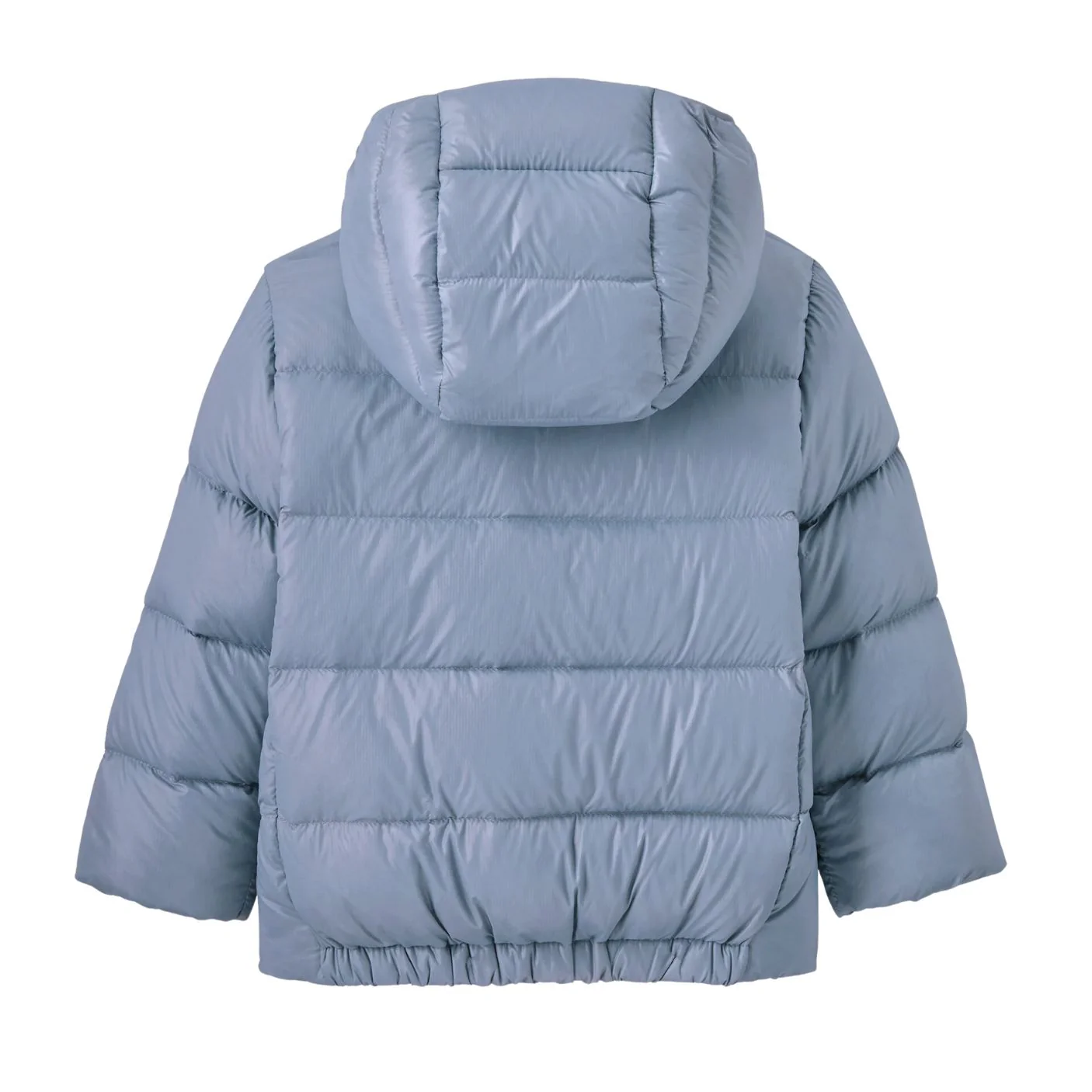 Baby Hi-Loft Down Sweater Hoody - Barnacle Blue by Patagonia - FINAL SALE - Image 2