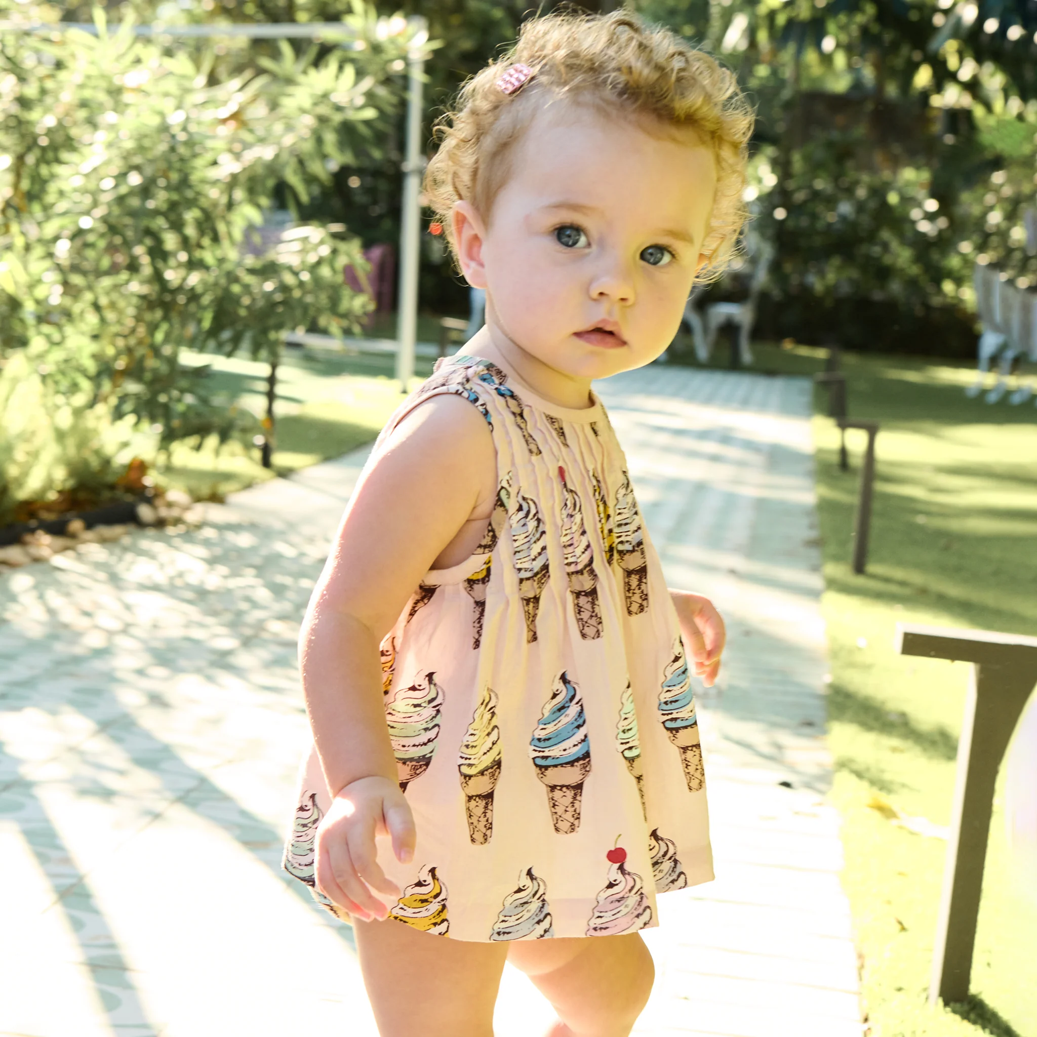 Baby Jaipur 2 Piece Set - Pink Soft Serve by Pink Chicken - Image 2