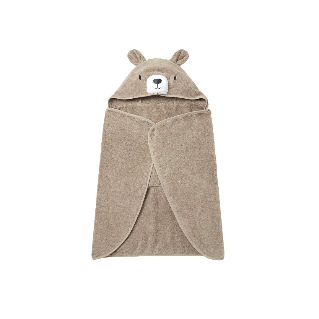 Baby & Kids Hooded Bath Towel - Bear by Mori - Image 2