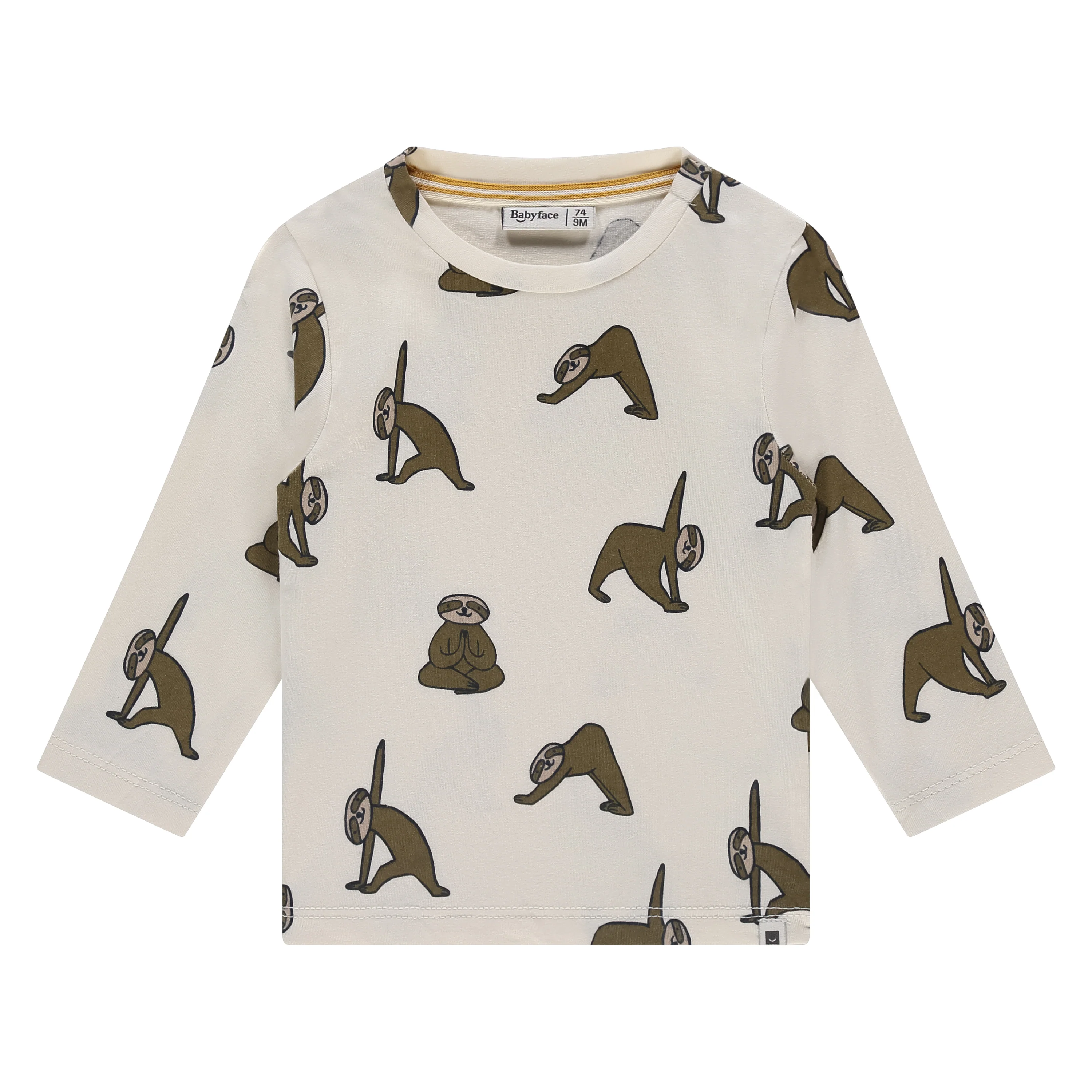 Baby Long Sleeve Tee - Sloth Yoga by Babyface - FINAL SALE