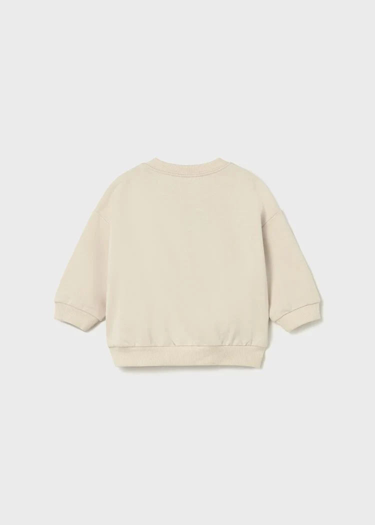 Baby Mas Amor Sweatshirt - Almond by Mayoral - Image 2