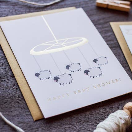 Baby Mobile Card by 9th Letter Press - Image 2