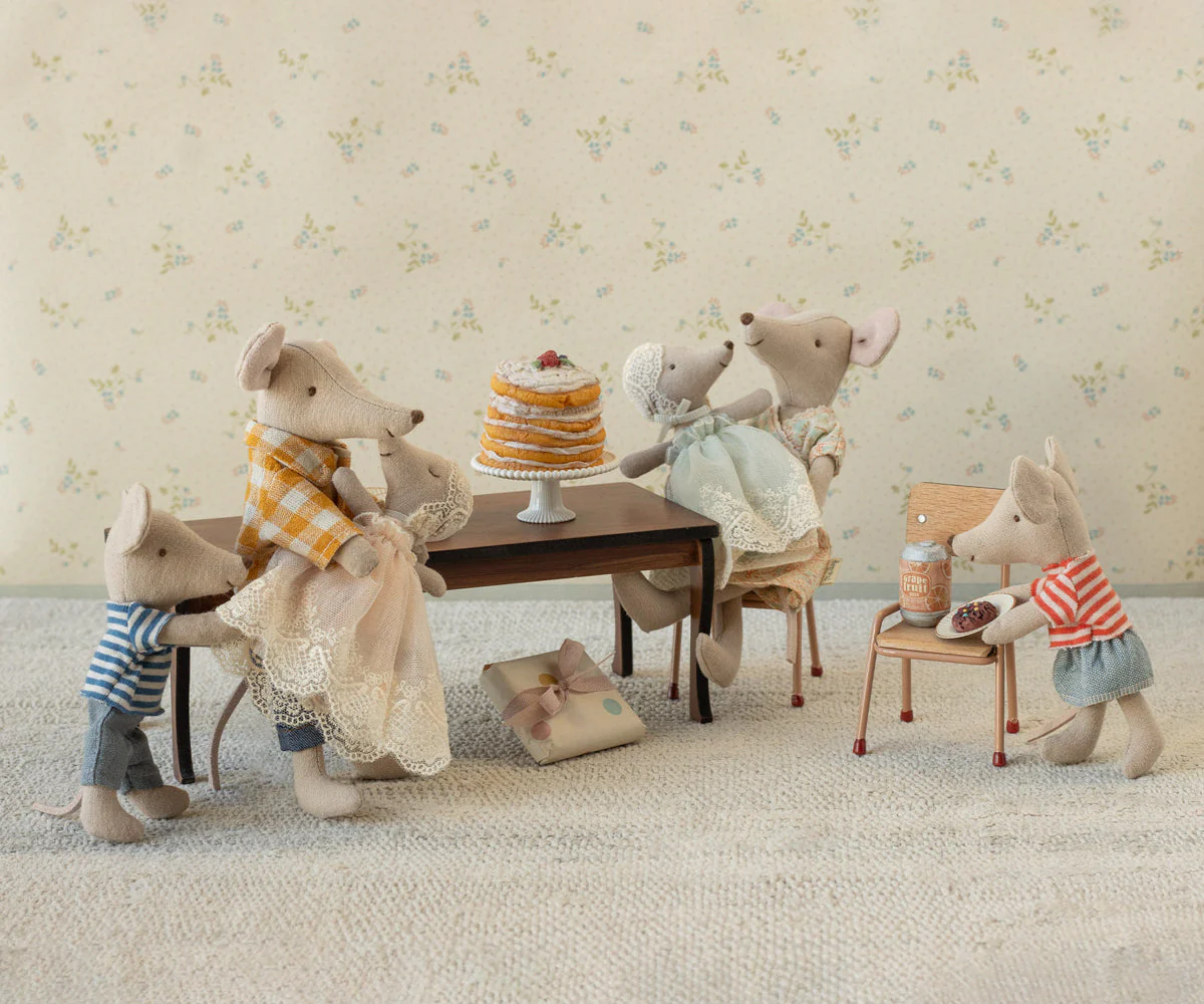 Baby Mouse in Gown - Mint by Maileg - Image 2