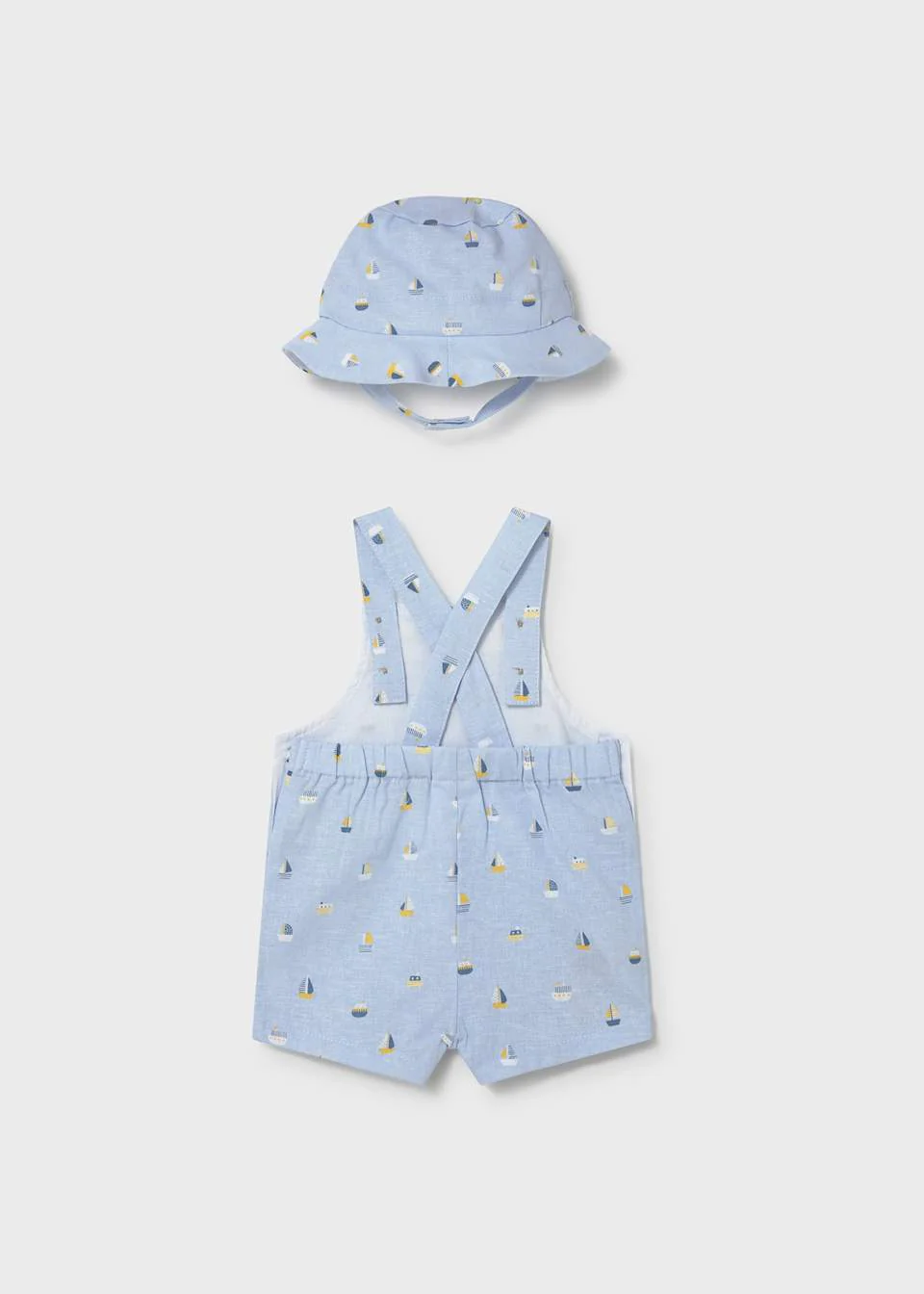 Baby Overall and Hat Set - Blue by Mayoral - Image 2