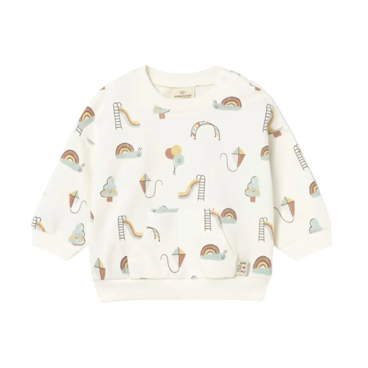 Baby Playground Sweatshirt - Rice by Mayoral