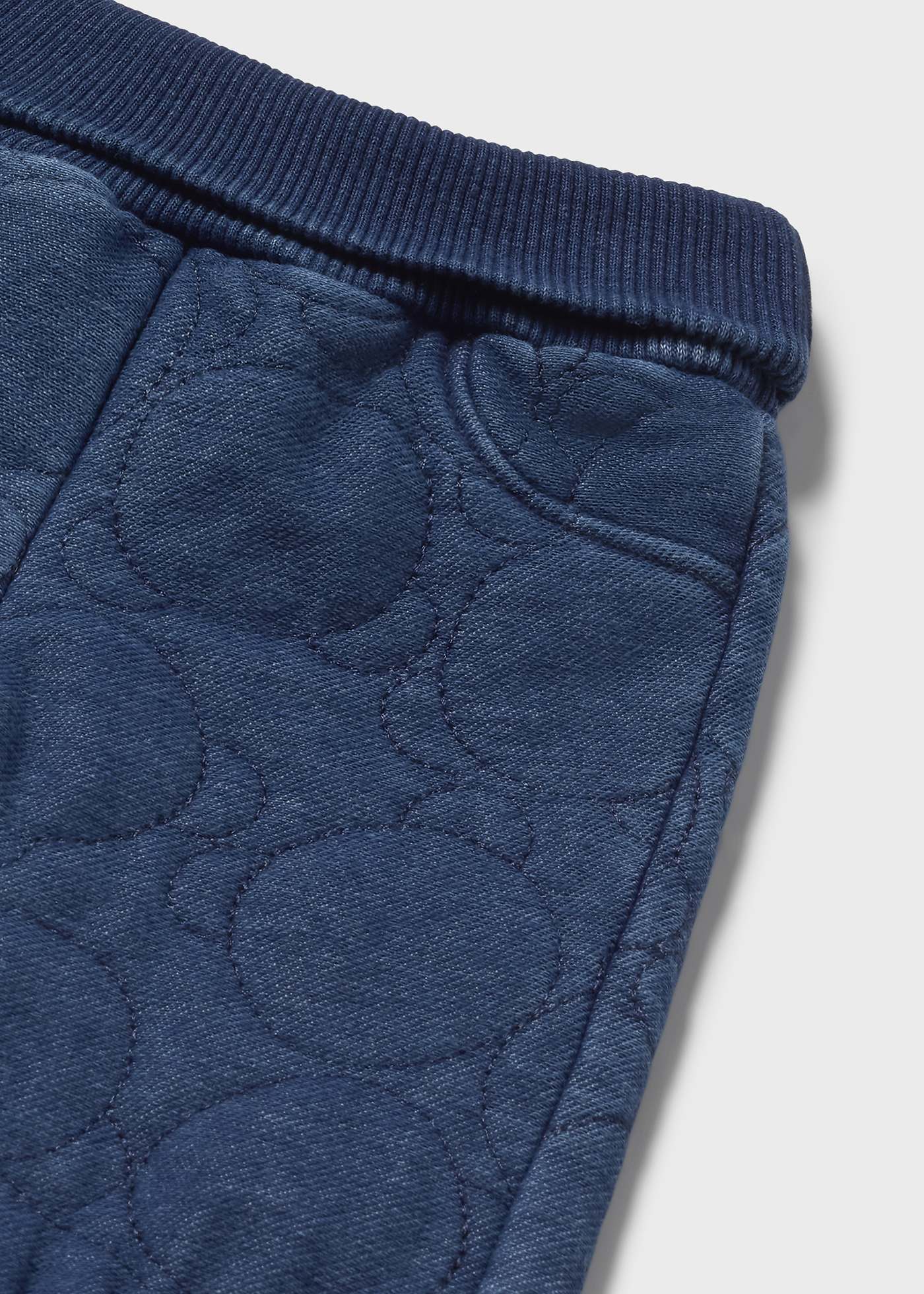Baby Soft Quilted Denim Pants by Mayoral - FINAL SALE - Image 3