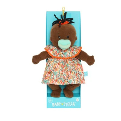 Baby Stella Doll - Brown with Black Wavy Tuft by Manhattan Toy - Image 2