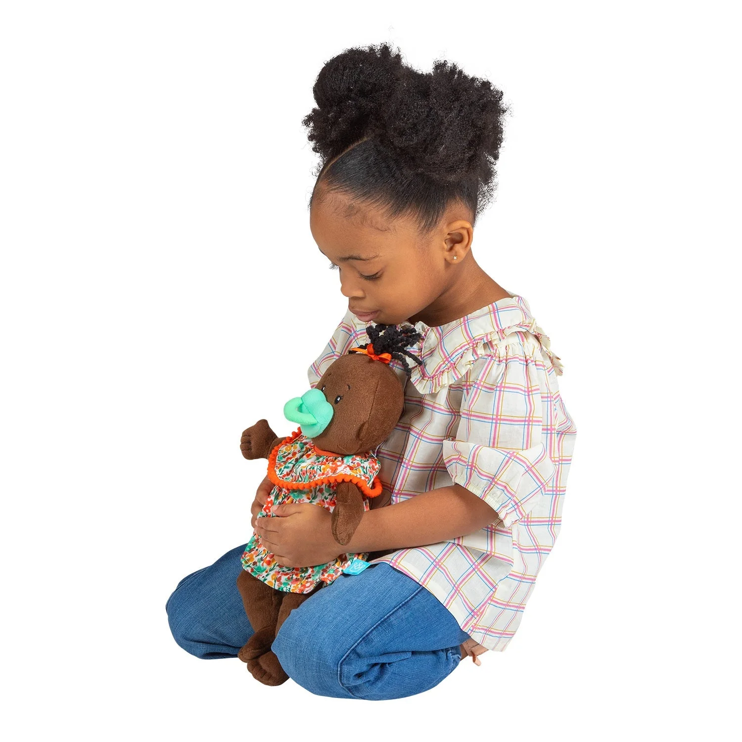 Baby Stella Doll - Brown with Black Wavy Tuft by Manhattan Toy - Image 8
